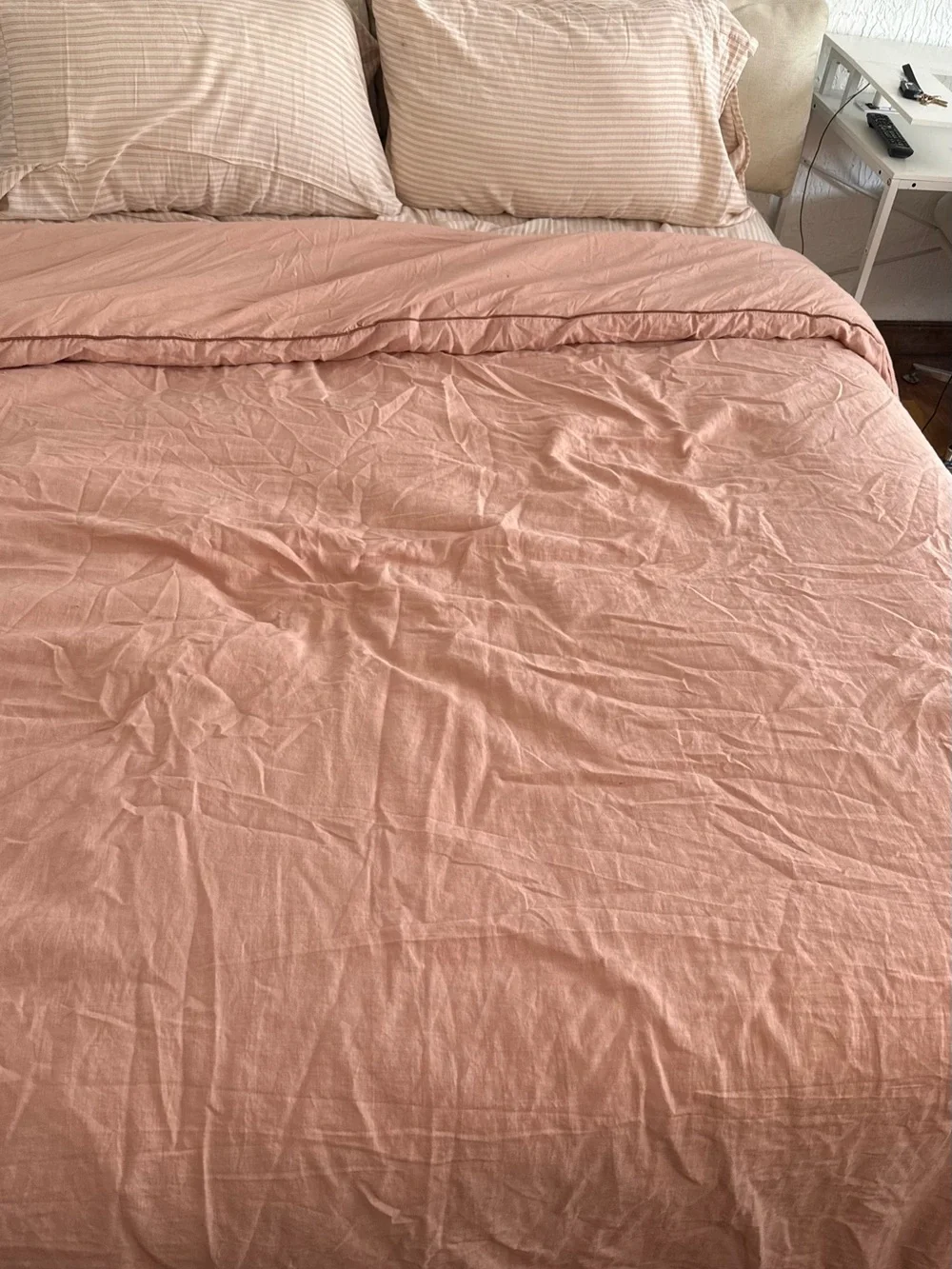 Coral miryana comforter set with shams